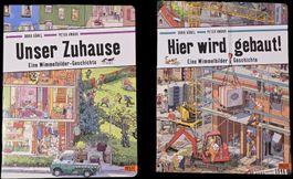 Wimmelbilder Wimmelbuch 2 Stk Unser Zuhause Hier wird gebaut