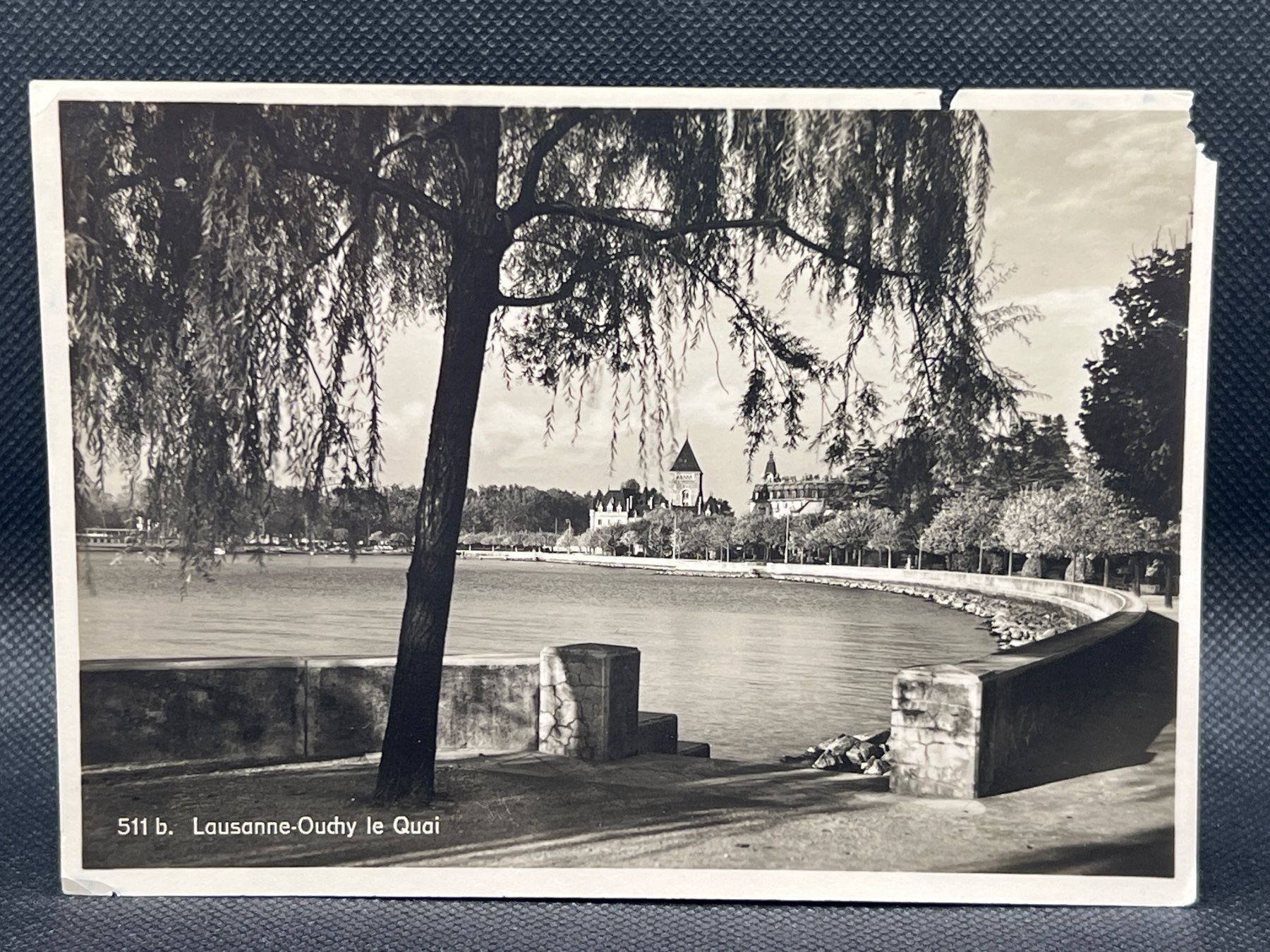 Ansichtskarten: Lausanne - Ouchy le Quai – Gebraucht aus Widnau von Brusi9