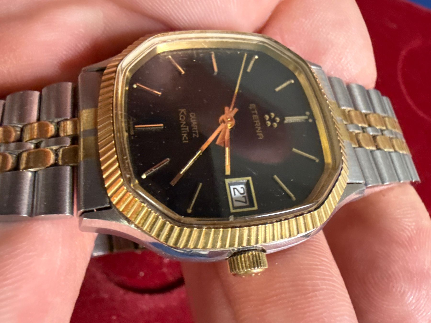 Eterna Orologi: Eterna Kontiki Quarz 35 mm – Usato da Pfeffingen venduto da Allhandelklgwatches 1