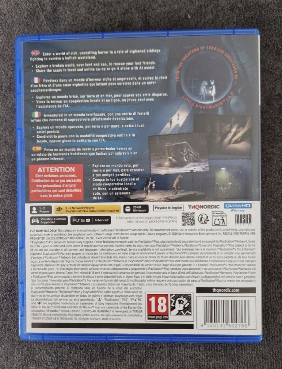Giochi: Reanimal ps5 – Nuovo (secondo la descrizione) da Genève venduto da ben_9hcj 1