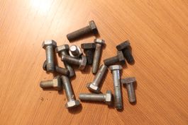 18 versch. 6 kt.-Schrauben