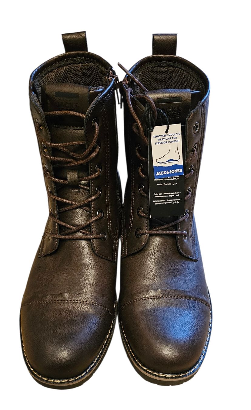 Pony Scarpe da uomo: Jack & Jones Boots, Herren Gr. 42, Braun – Nuovo e nell'imballaggio originale da Langenthal venduto da SecondChanceShop 1