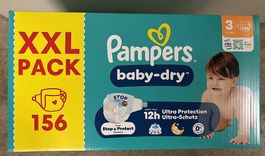 Pampers Baby-Dry Gr. 3 XXL Pack mit 156 Stk.  NEU