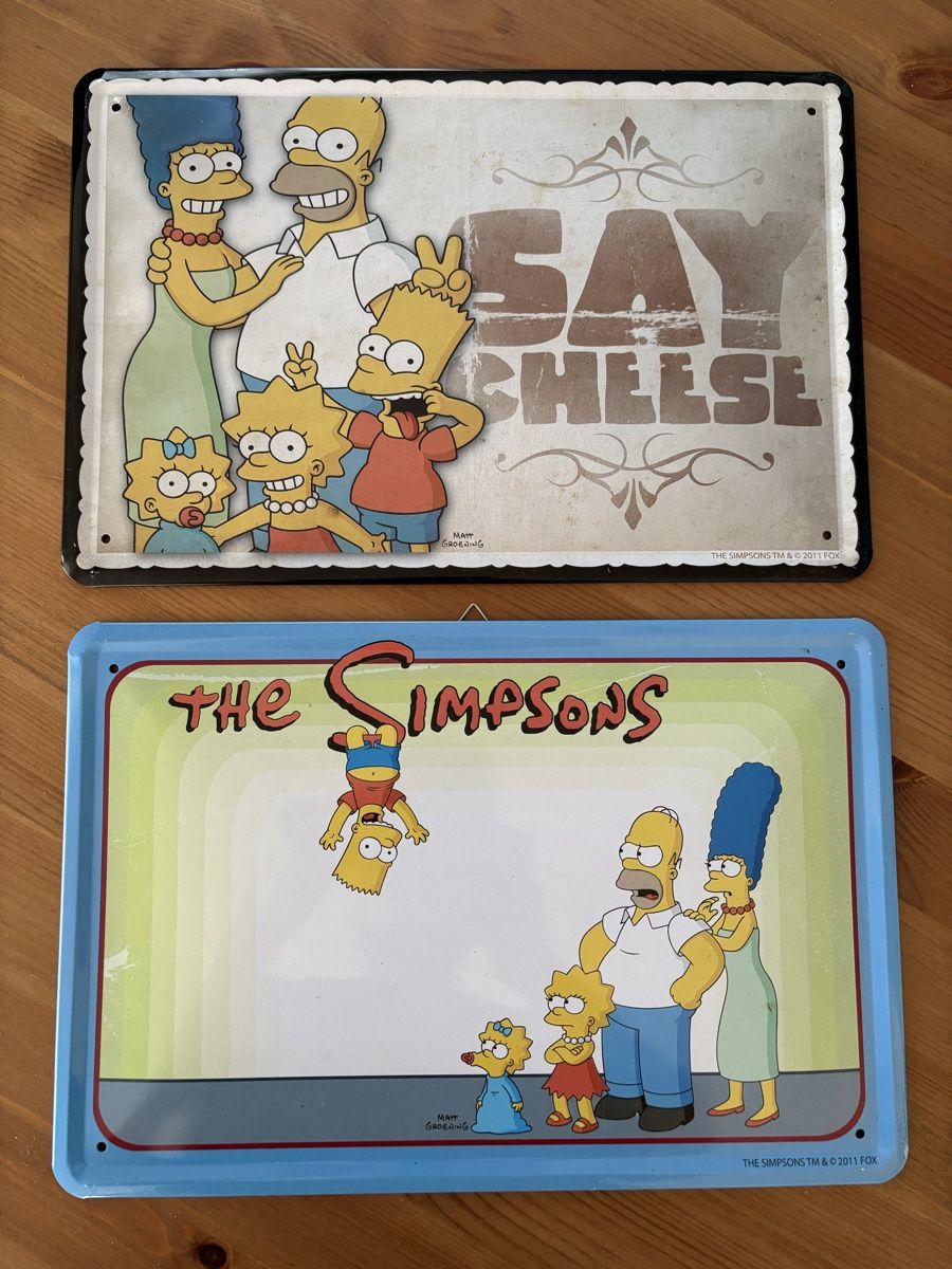Schilder: SIMPSONS BLECHSCHILDER – Gebraucht aus Arlesheim von MR_M_B