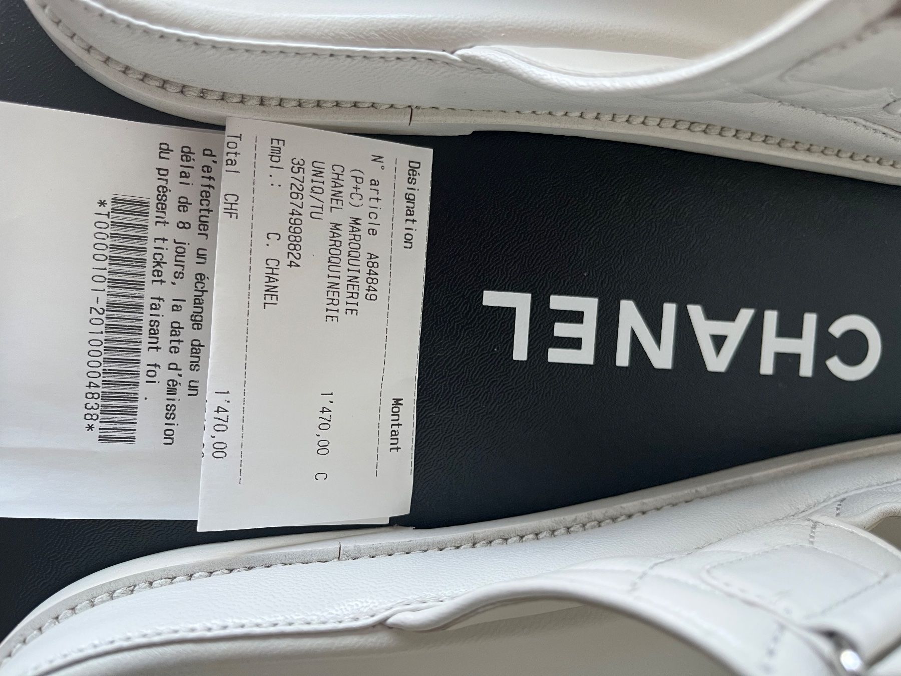 Chanel Scarpe da donna: Sandales Dad Chanel white 40 – Usato da Neuchâtel venduto da Code001 4