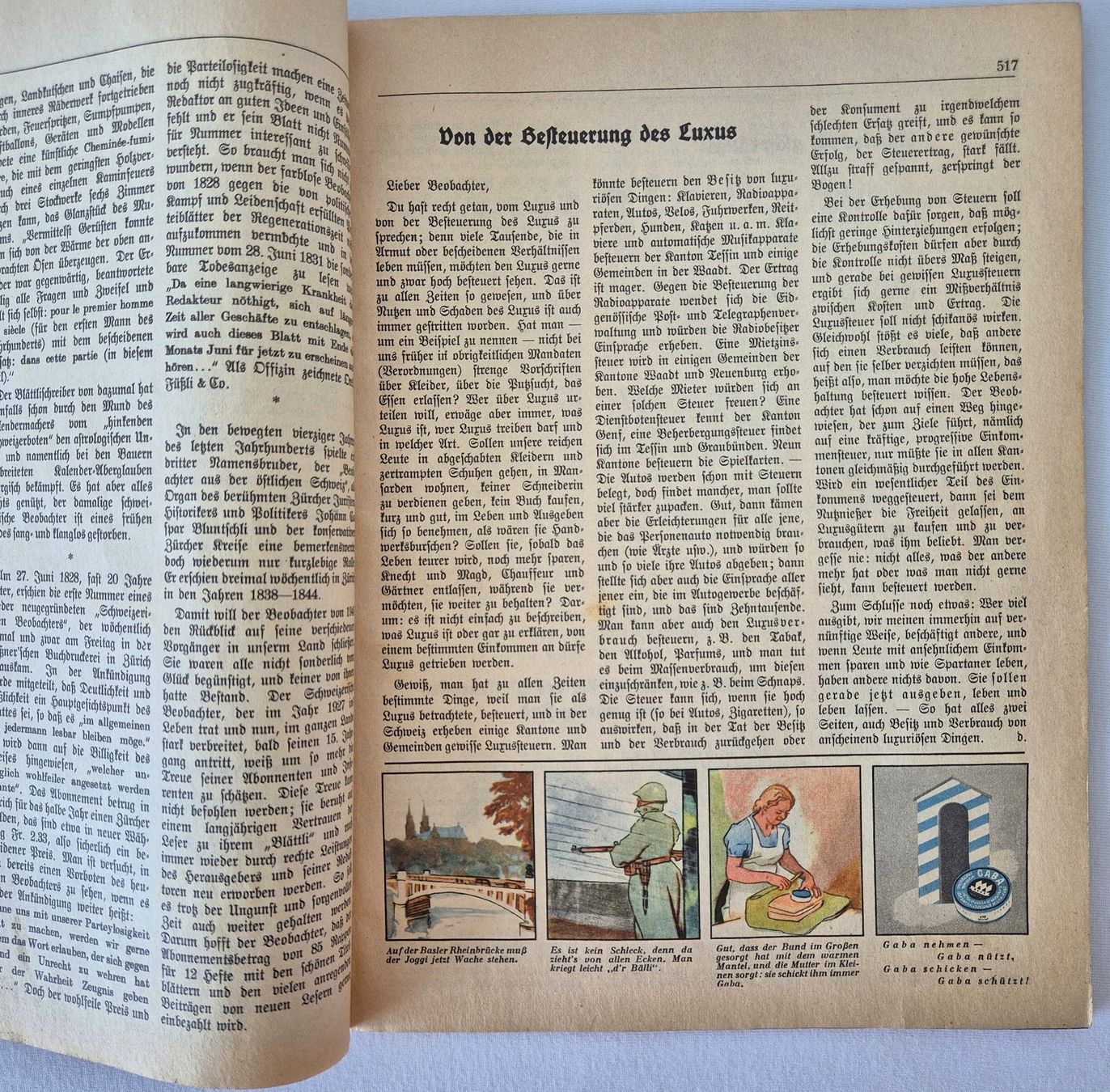 Revues & Magazines: Zeitschrift:   Beobachter,  September 1940 mit grünem ES – D'occasion à Fällanden par Blausegelfliege 2