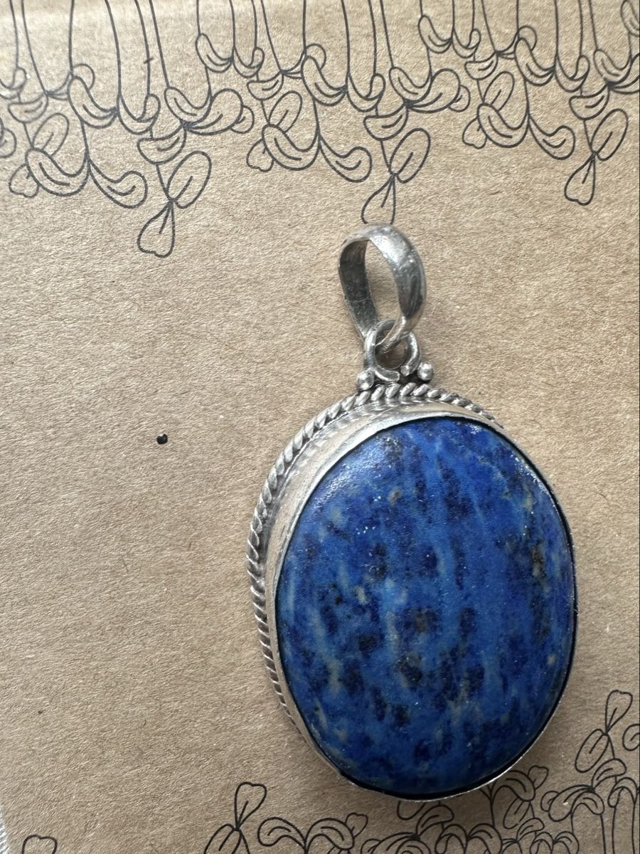 Pendentifs: Silberanhänger Lapislazuli  – D'occasion à Vinelz par Sanela-B 1