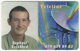 seltene TELELINE Prepaid Telefonkarte - Representant