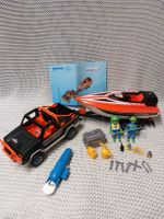 Playmobil Set 3399 Speedster Rennboot mit Motor, Pickup etc.