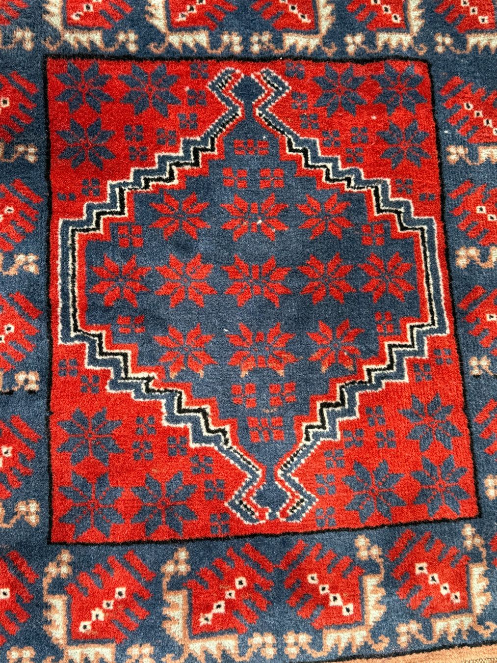 Tappeti: Kula 76x67cm Teppich handgeknüpft sauber – Usato da Vacallo venduto da cri_229f 3