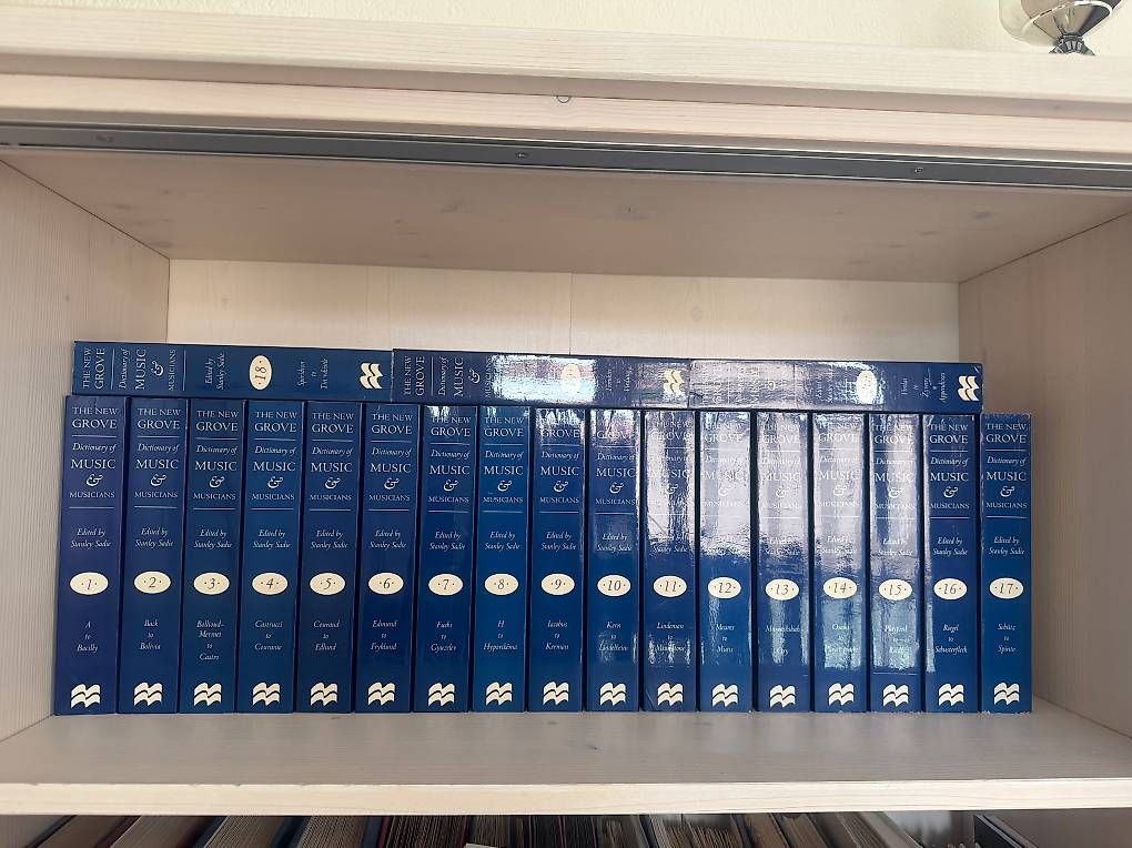 Livres: New Grove Dictionary - édition complète – Neuf (Voir description) à Corcelles-Payerne par ano_rhf8