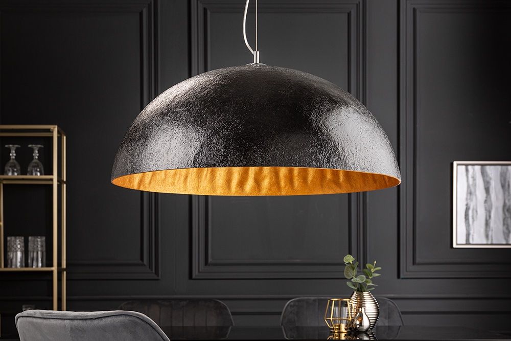 Lampes: Extra grosse Pendelleucht Schwarz/Gold – Neuf avec emballage d'origine à Lutzenberg par cha_7lmy 1