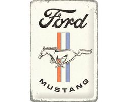 Ford Mustang Hängeschild Blechschild Wandbild 20x30cm
