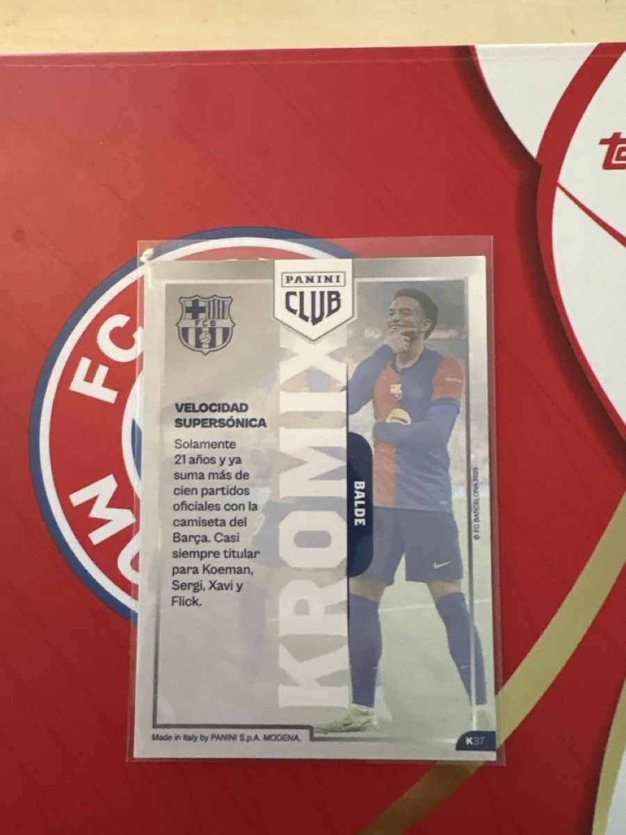 Panini Carte collezionabili: Panini 2023-2024 Balde Kromix signiert – Nuovo (secondo la descrizione) da Rheineck venduto da FediCre45 1