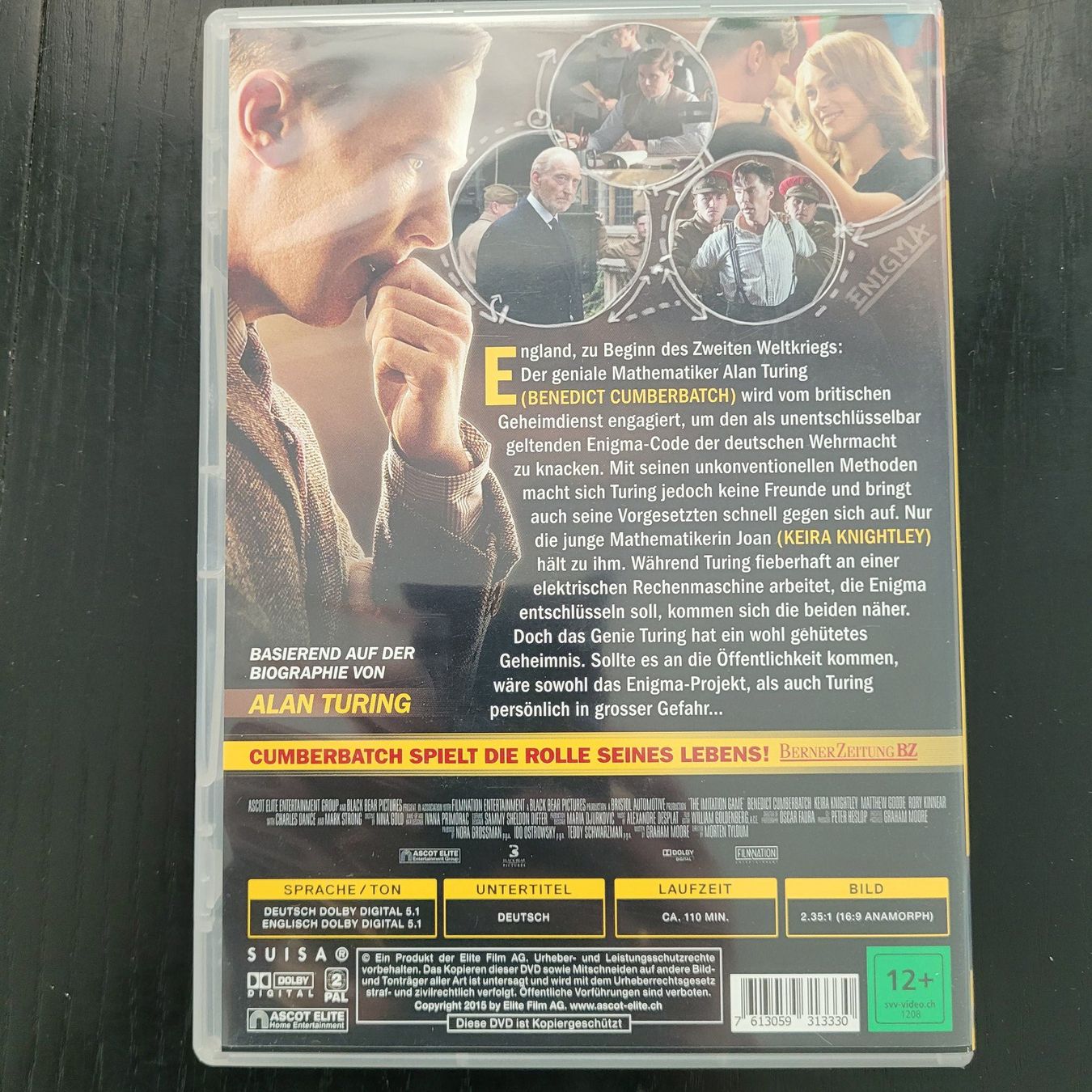Tutti i DVDs: The Imitation Game -Benedict Cumberbatch,Keira Knightley/DVD – Usato da SCHÜBELBACH venduto da CoKaHa 1