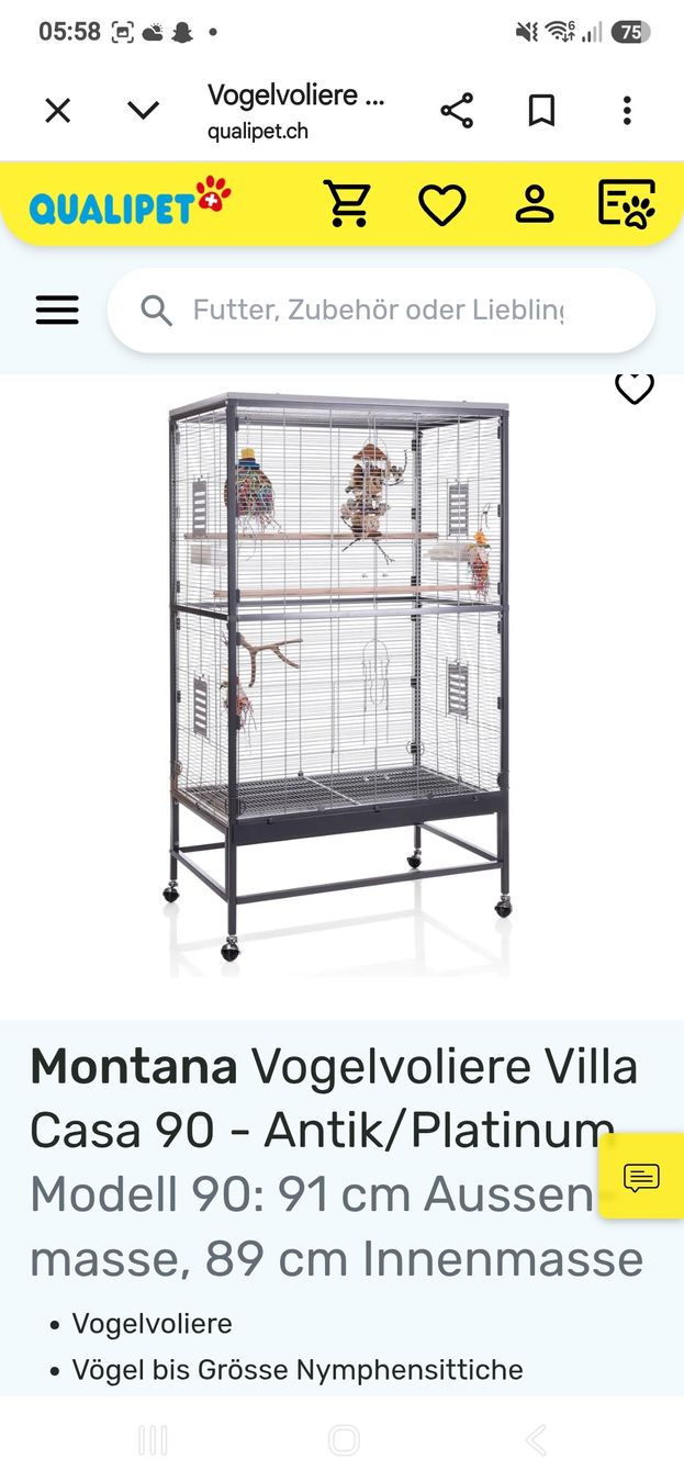 Cages, transport & sécurité: vogelvoliere – Neuf (Voir description) à Oensingen par kruemel82 2