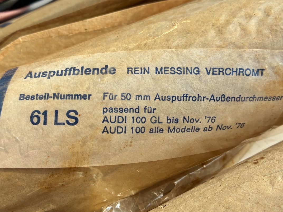 Sistemi di scarico: Auspuff Chrom Endrohr Oldtimer – Nuovo (secondo la descrizione) da Horw venduto da adler65 8
