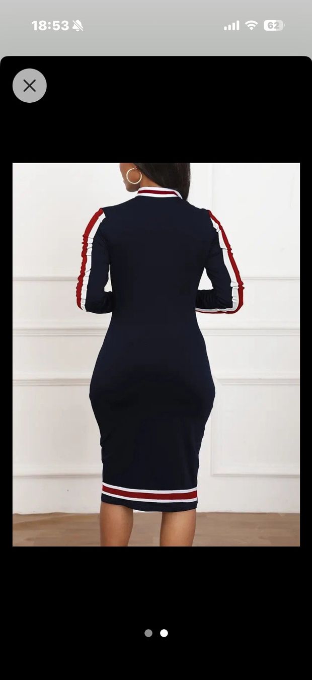 Vestiti: Kleid dunkelblau Gr. 46/48 elastisch – Nuovo (secondo la descrizione) da Neirivue venduto da naz_z28w 1