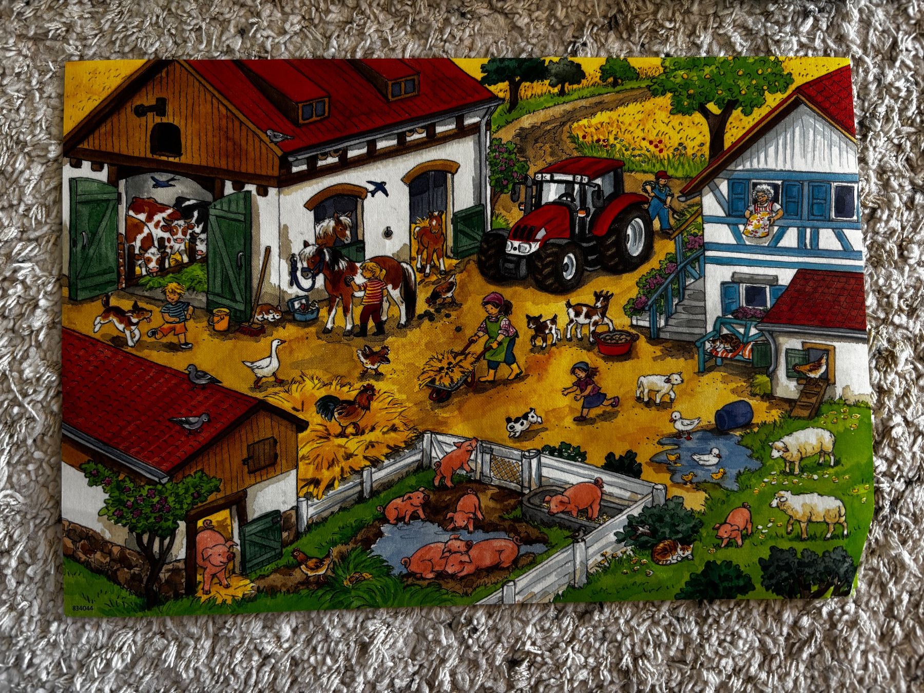 Ravensburger Puzzle: Ravensburger Puzzle - Farm - 2x24 PCS – Usato da Cully venduto da Maar_K 1