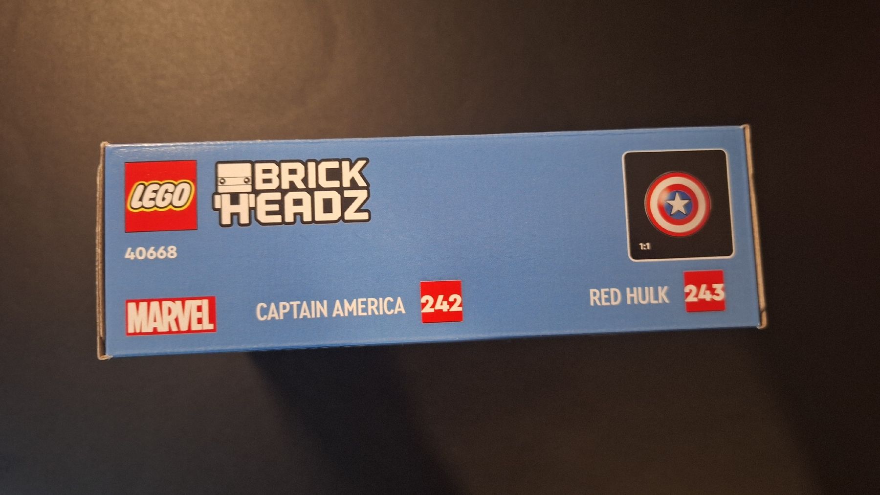 Lego Giocattoli: Lego BrickHeadz Captain America & Red Hulk 40468 – Nuovo e nell'imballaggio originale da Adliswil venduto da Mirmuun 2