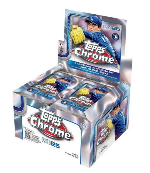 MLB Carte collezionabili: 2025 Topps Chrome MLB Baseball JUMBO Hobby Box – Nuovo e nell'imballaggio originale da Magden venduto da CHSportscardsCol.