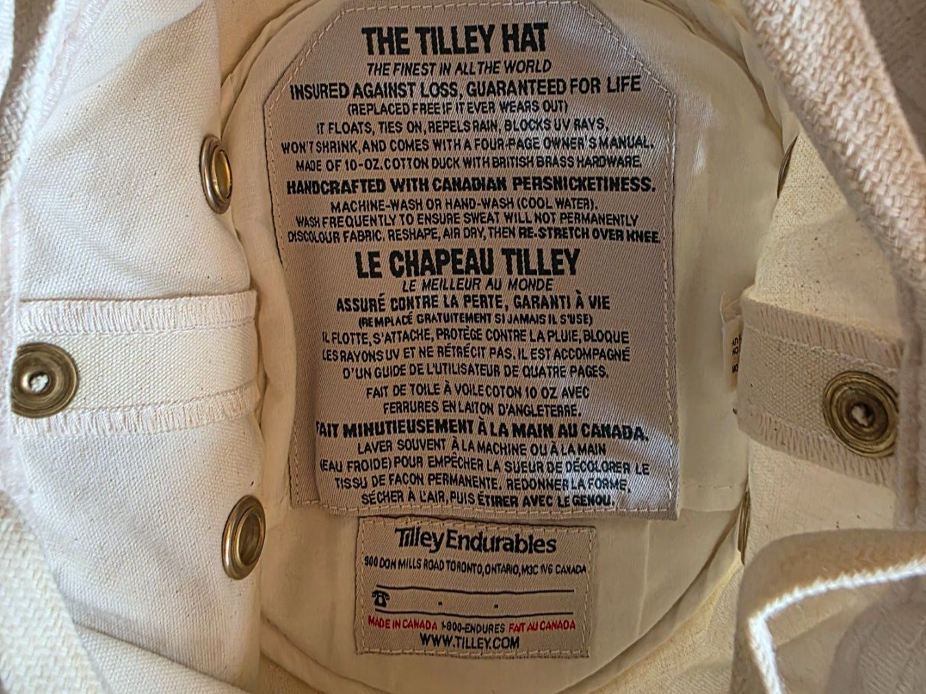 Tilley Copricapi, berretti & cappellini: The Tilley Hat - Modell T3 - Grösse 7 1/2 - 60 cm beige – Usato da Walterswil BE venduto da Lonitti 5
