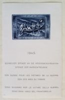 Bl36) W21, Spendeblock 1945 postfrisch
