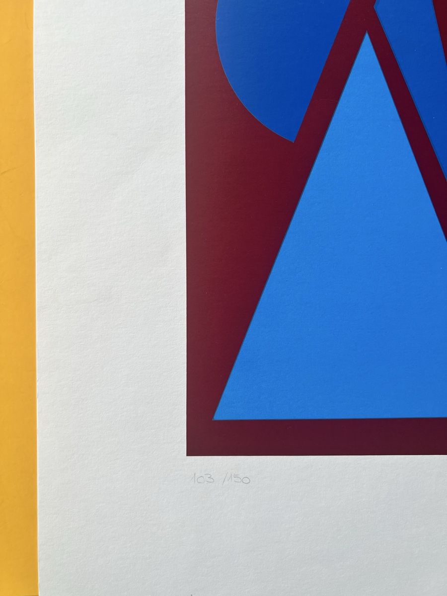 Grafiken & Lithographien: Auguste Herbin tolle Original Lithographie 1954 satte Farben – Gebraucht aus Adliswil von bilderboerse-zuerich 4
