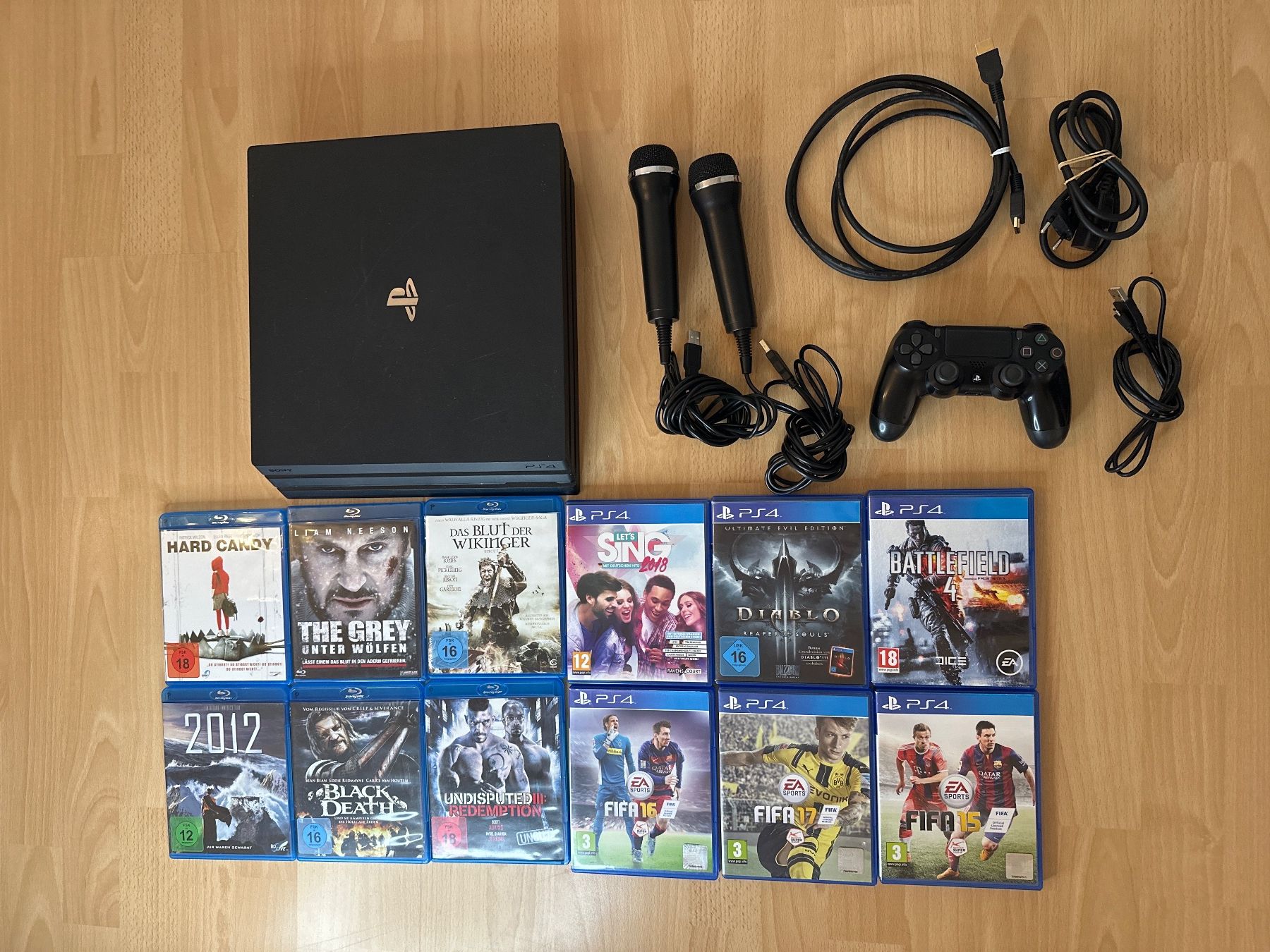 Sony Console: PS4 Pro 1TB Konsole mit Spielen – Usato da St.gallen venduto da taduz