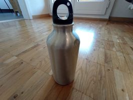 Flasche klein silber