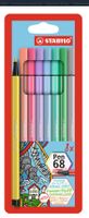 STABILO® Fasermaler Pen 68 Etui (8er Etui) Pastell