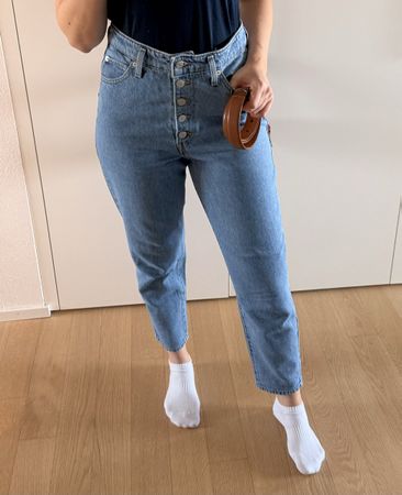 Levi Strauss Mom Jeans High Waisted Gr.29 wie neu Hose 