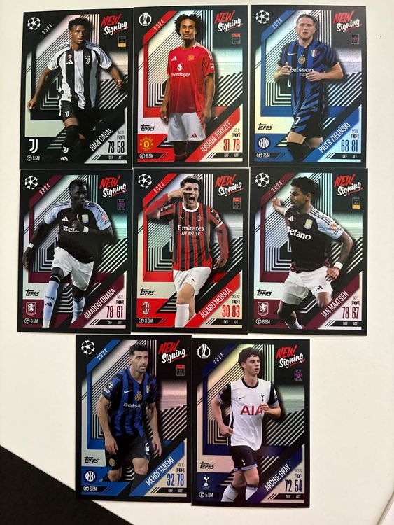 Topps Match Attax 24-25 New Signings (17 Karten) 2