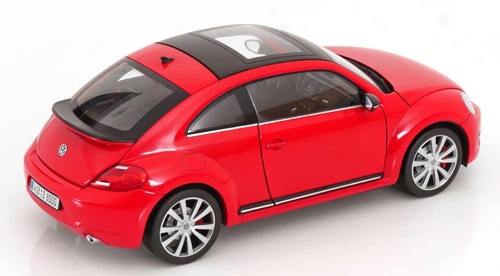 Volkswagen Modellini d'auto: VW NEW BEETLE 2012 ROT 1:18 WELLY – Nuovo e nell'imballaggio originale da Suhr venduto da Moebelsiralfred 1