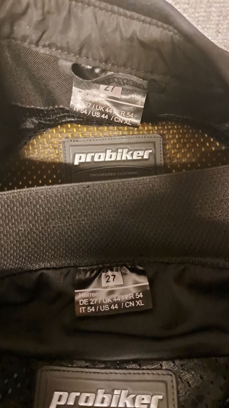 Completi: 2-teilige Echtlederkombi ProBiker XL – Usato da Ittigen venduto da udonno2000 5