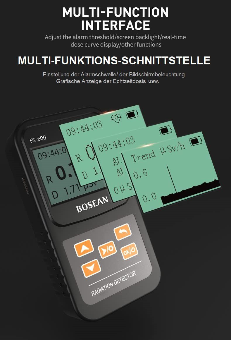 Misurare: Geigerzähler Strahlungsmesser Dosimeter – Nuovo e nell'imballaggio originale da Köln venduto da Electrolife 3