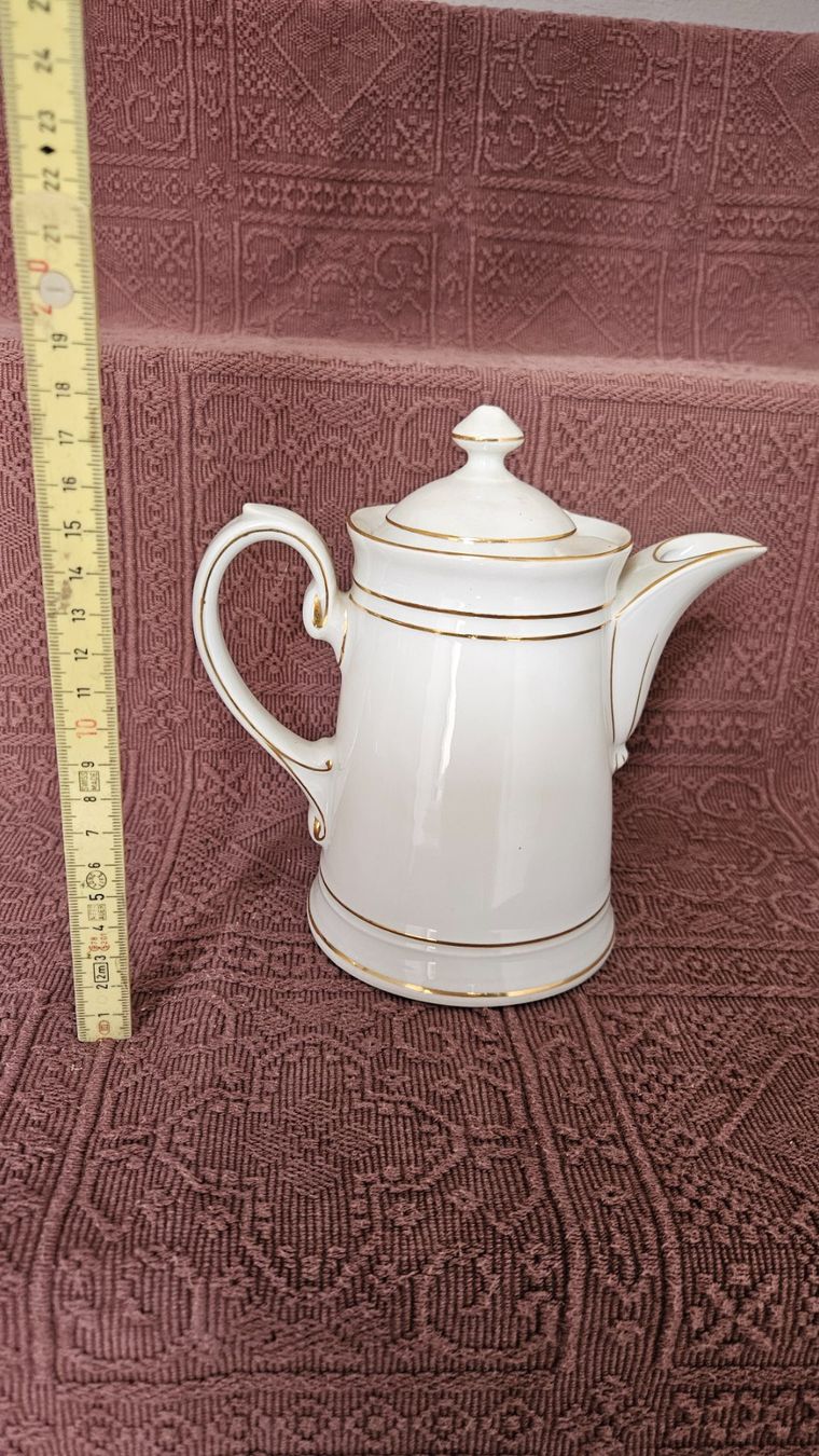 Teekannen: Teiera in ceramica bordo oro – Gebraucht aus Melano von H-Sara 1