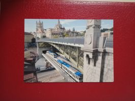 Lausanne Ouchy-Epalinges Metro Sonderstempel 2008