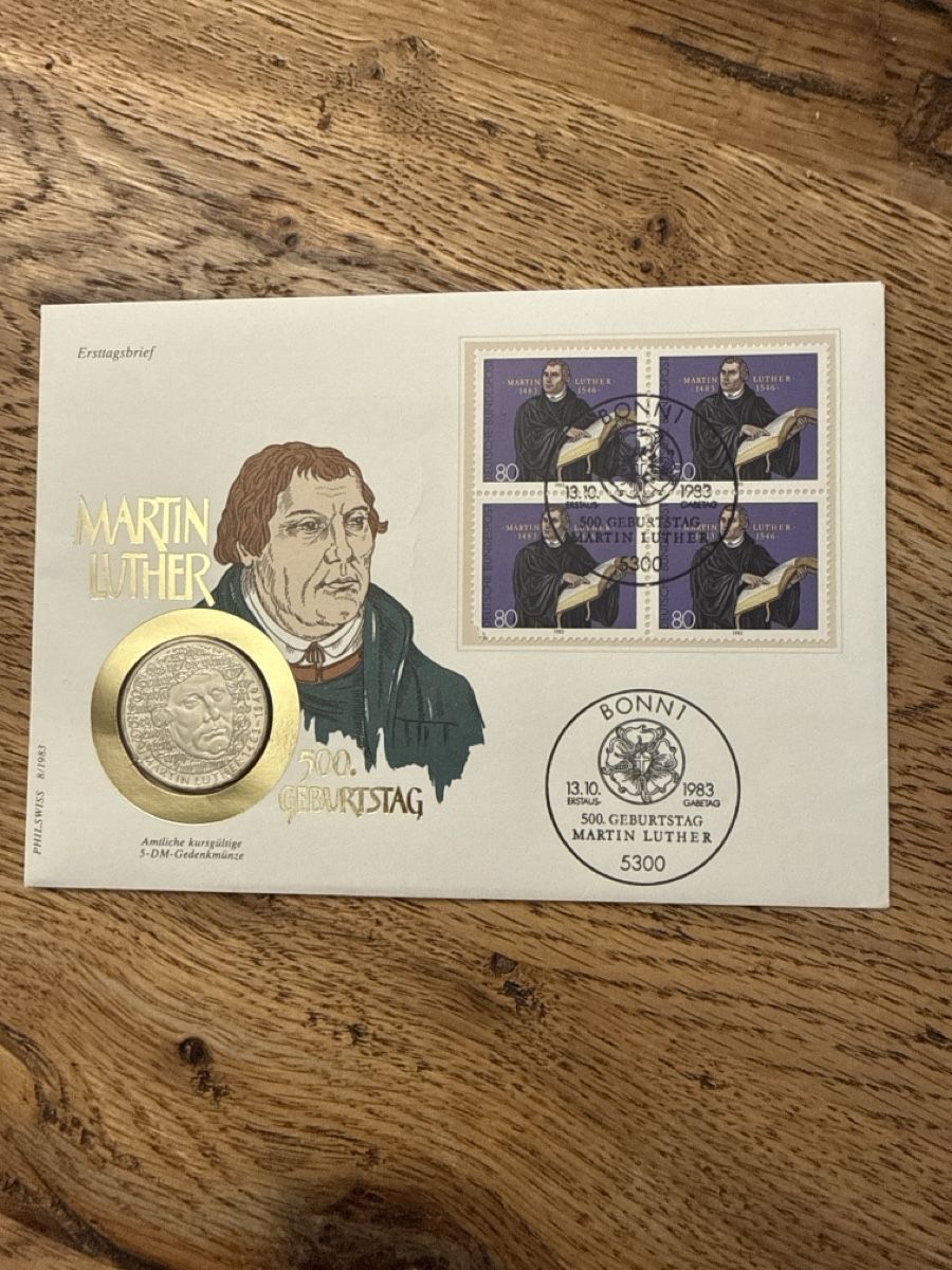 Medaglie: Medaille 500. Geburtstag Martin Luther – Usato da Embrach venduto da Jumpine0