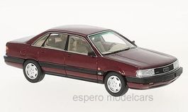 Audi 200 quattro 20V 1989-1991 dunkelrot rot / schwarz  1:43