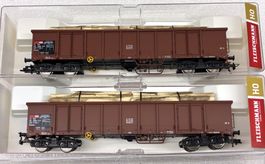 Fleischmann H0= SBB 2er Set Eanos 120-1 - Holzbeladung