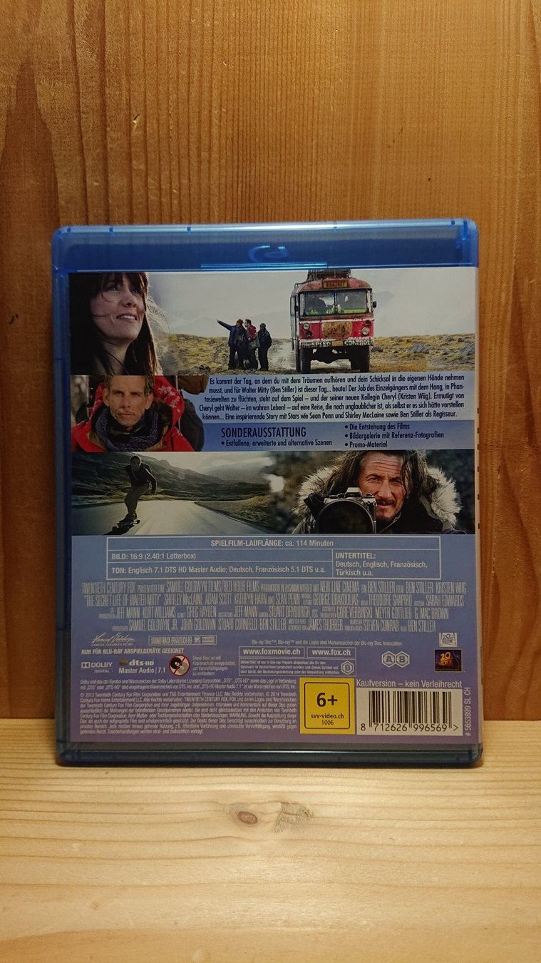 DAS ERSTAUNLICHE LEBEN DES WALTER MITTY Blu Ray Kaufen auf Ricardo