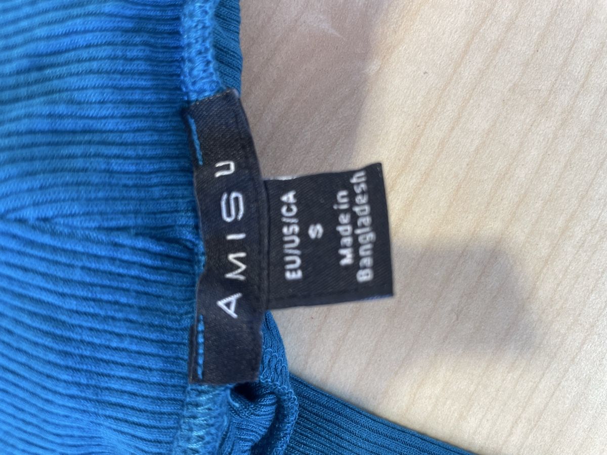 Top: Top manche longues - AMISU - Taille S - Bleu – Nuovo (secondo la descrizione) da Montana venduto da Jeanne_huggler 4