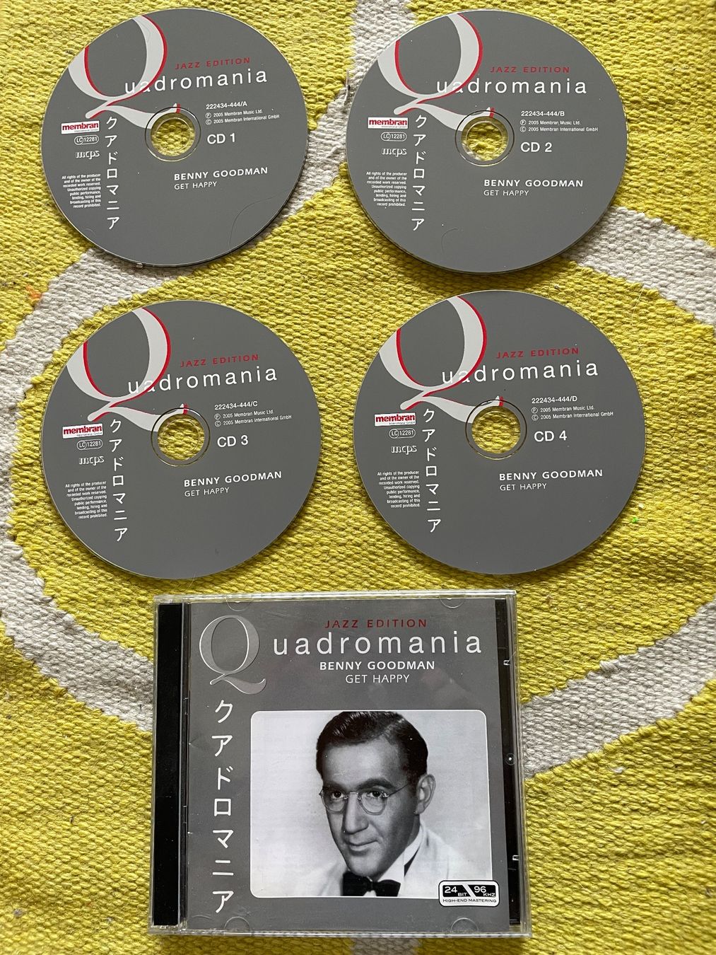 CD: BENNY GOODMAN-4CD BOX SET JAZZ EDITION QUADROMANIA 24Bit96KH – Usato da Rorschacherberg venduto da CD-Roli