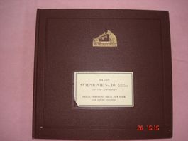 Schellackplattenalbum Haydn Symphonie Nr.101 D-Moll Die Uhr