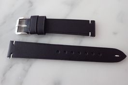HANDGEFERTIGTES UHRENARMBAND AUS LEDER 18mm.