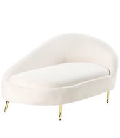 Creme-Weisses Bouclé Sofa