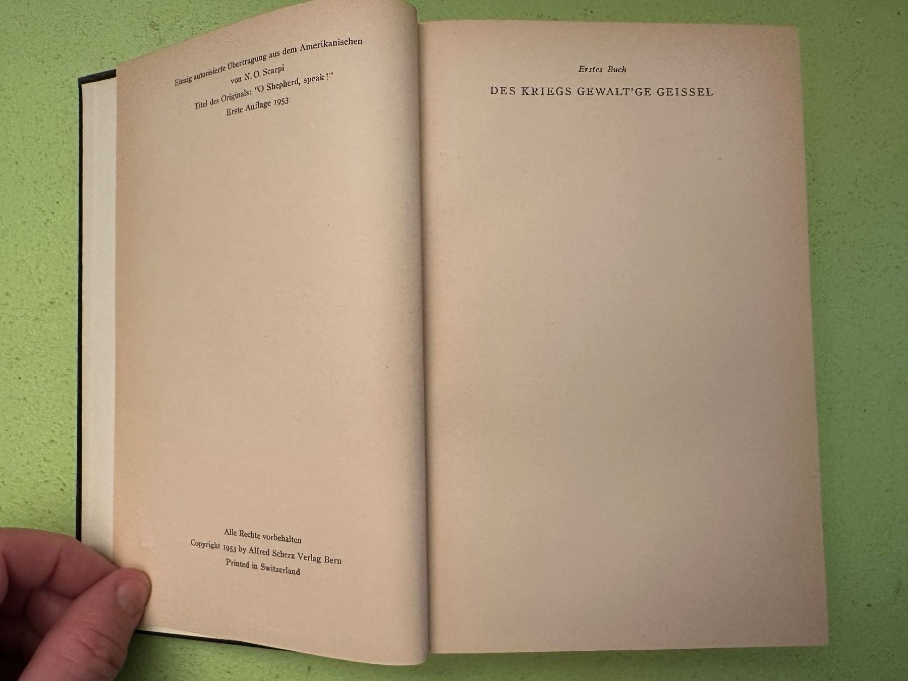 Livres: Upton Sinclair: O Schäfer, sprich! (O Shepherd, speak!) 1953 – D'occasion à Zürich par allp 3