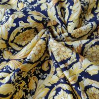 Italienischer Designer Baumwolle Stoff 1.50x1.5m Barock