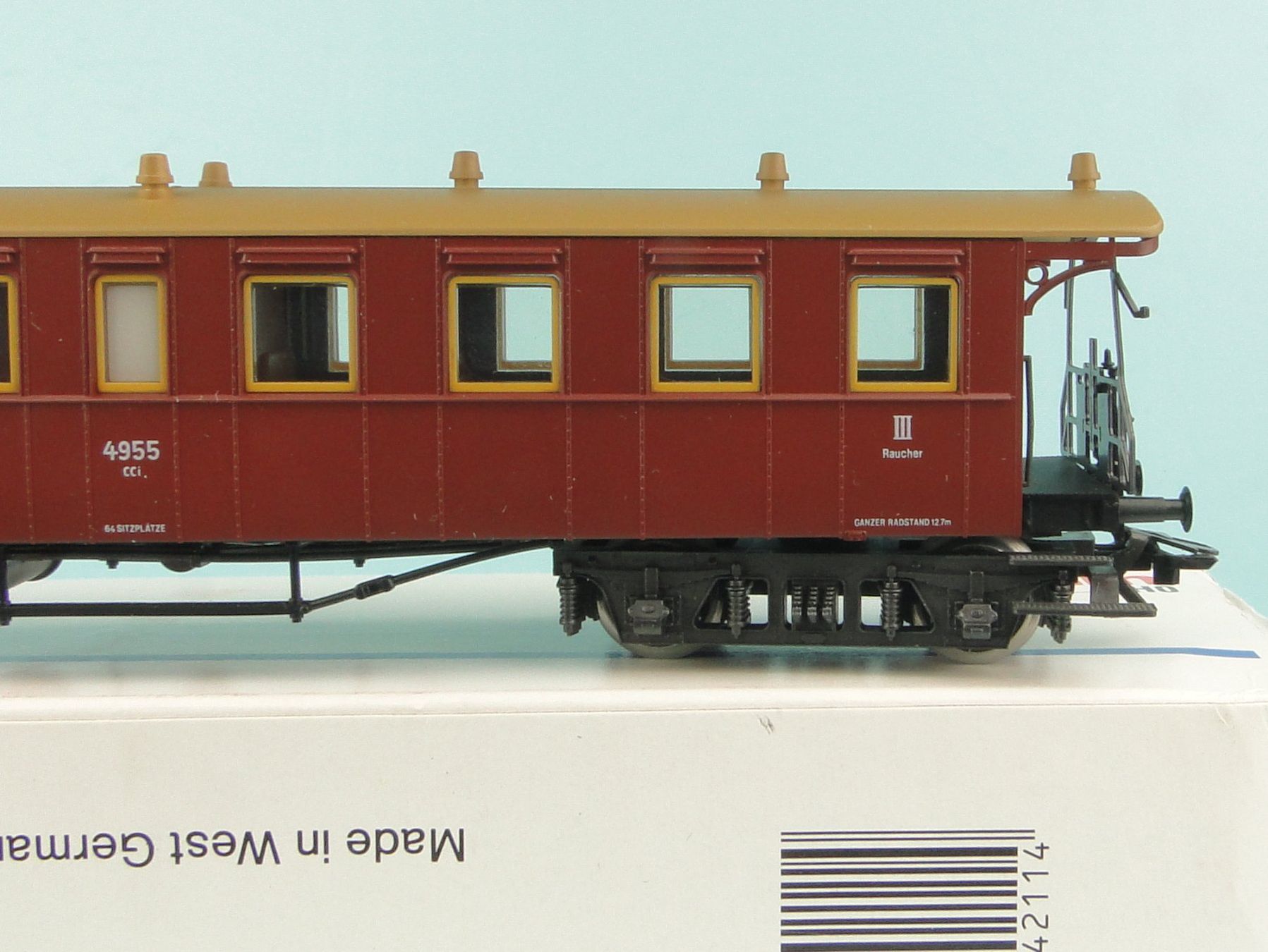 Märklin Modellini di ferrovie: Märklin 4211 Plattformwagen – Usato da Bülach venduto da cann11 5
